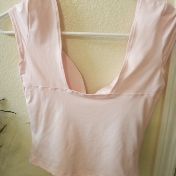 Elegant Light Pink Sleeveless Duo Corset Size Small - Picture 3 of 6